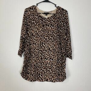 NWT Lane Bryant Leopards Print Sweater 14/16